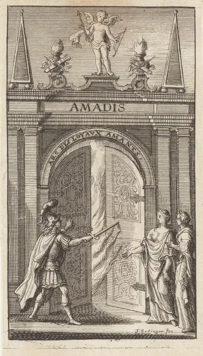 Amadis by Franz Ertinger, 1703 — digital art print download