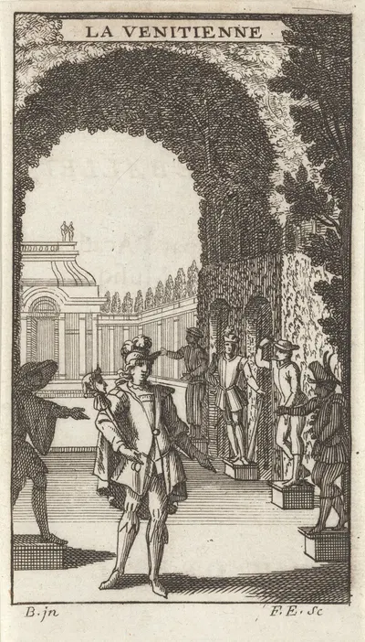 Венецианка by Франц Эртингер, 1706 — digital art print download
