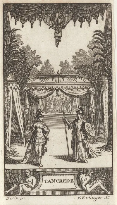 Tancrède by Franz Ertinger, 1706 — digital art print download
