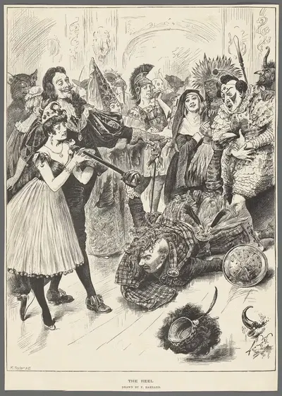 Разделение на праздники by Фредерик Барнард, 1902 — digital art print download