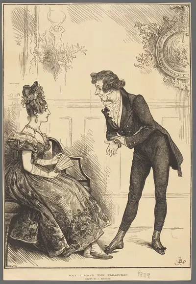 Могу ли я получить удовольствие by Фредерик Барнард, 1879 — digital art print download
