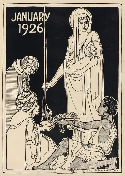Возможность Том 4, № 37 Обложка by Гвендолин Беннет, 1926 — digital art print download