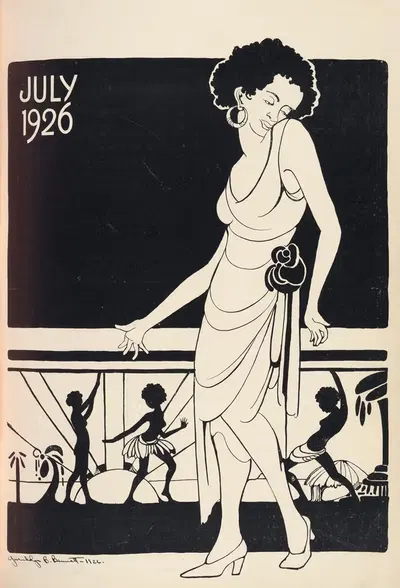 Возможность Т. 4, № 43 Обложка by Гвендолин Беннет, 1926 — digital art print download