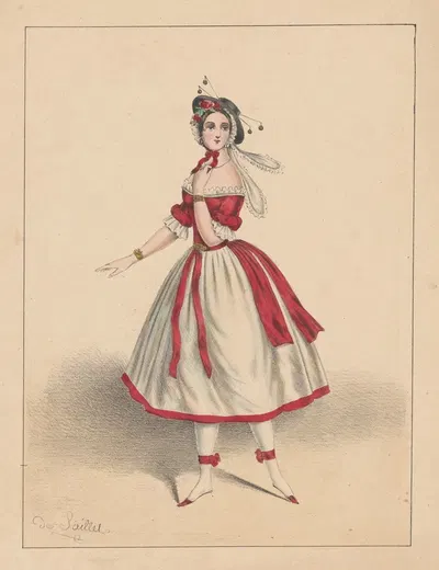 Арлезьенка by Мартине-Отеекёр, 1820-1879 — digital art print download