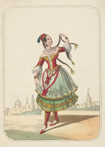 Гречанка by Мартине-Отеекёр, 1820-1879 — digital art print download