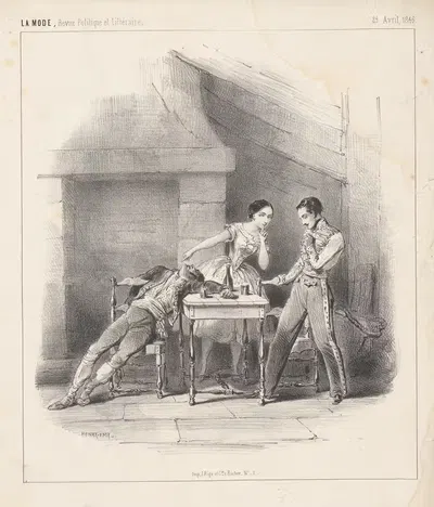 Пакита; балет, пантомима, 2-й акт by Анри Эми, 1846 — digital art print download