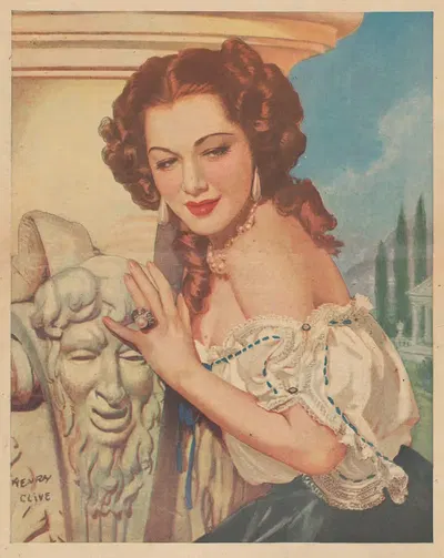 Мария Монтез в роли Марии Манчини by Генри Клайв, 1948 — digital art print download