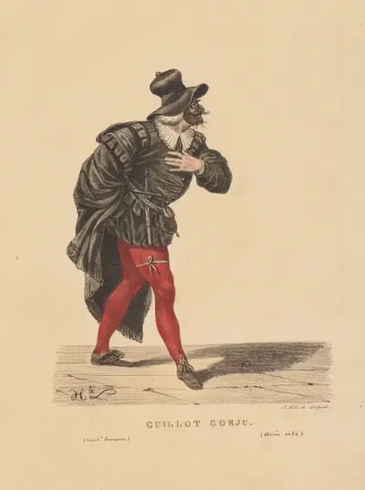 Guillot Corju by Hippolyte Lecomte, 1821 — digital art print download