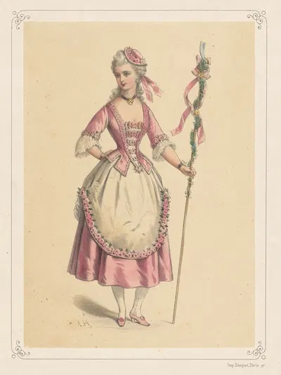 Бергера Людовика XV by Имп. Бекке, 1820-1879 — digital art print download