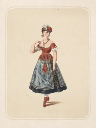 Камеристка by Имп. Лемерсье и Ко, 1820-1879 — digital art print download