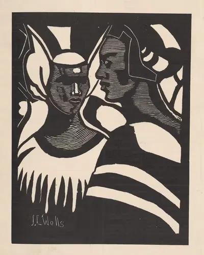 Возможности Том 6, № 4 Обложка by Джеймс Лесесн Уэллс, 1928 — digital art print download