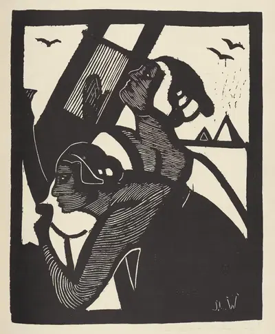 Возможность Том 6, № 7 Обложка by Джеймс Лесесн Уэллс, 1928 — digital art print download