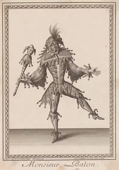 Месье Балон by Жан Бераен, 1700-1709 — digital art print download