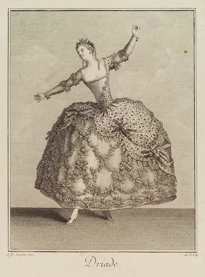 Дриада by Жан Батист Мартен, 1760-1769 — digital art print download