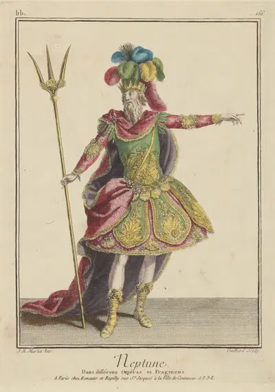 Нептун. В различных операх и фрагментах by Жан Батист Мартен, 1760-1769 — digital art print download