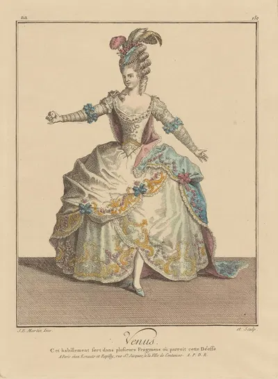Венера by Жан Батист Мартен, 1760 — digital art print download