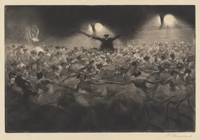 Репетиция в Опере by Поль Ренуар, 1890 — digital art print download