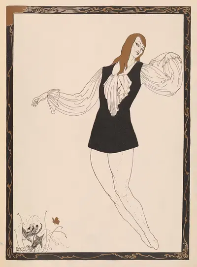 Васлав Нижинский, Плита 1 by Роберто Монтенегро, 1913 — digital art print download
