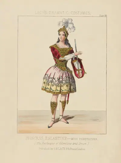 Принцесса Эглантина by Томас Хейлс Лейси, 1840-1849 — digital art print download