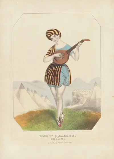 Мэддл Селест как дикий арабский мальчик by Уильям Драммонд, 1839 — digital art print download