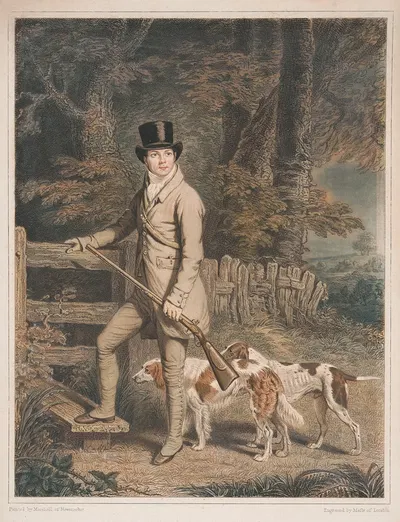 The Sportsman by Benjamin Marshall, 1824 — digital art print download