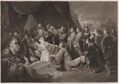 Капитуляция Кале by Эдвард Берд, 1815 — digital art print download