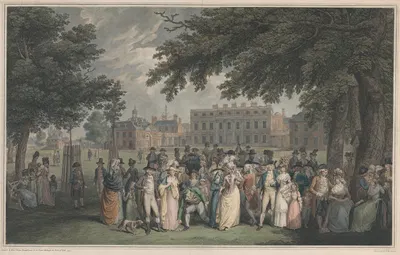 Прогулка в парке Сент-Джеймс by Эдвард Дейс, 1793 — digital art print download