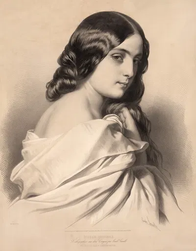Долорес by Эмиль Ласаль, 1851 — digital art print download