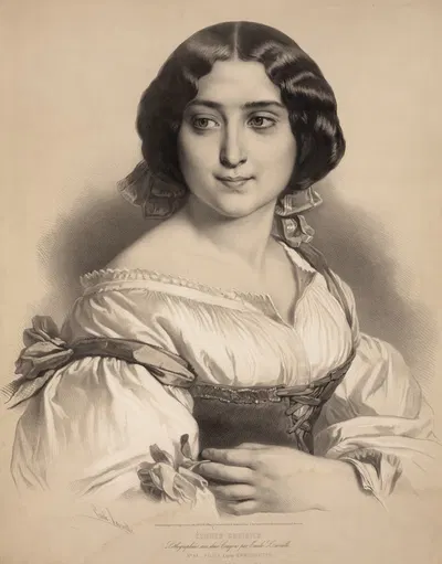 Фелиция by Эмиль Ласаль, 1851 — digital art print download