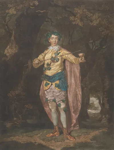 Anthony Webster as Comus by Francis Wheatley, 1781 — digital art print download