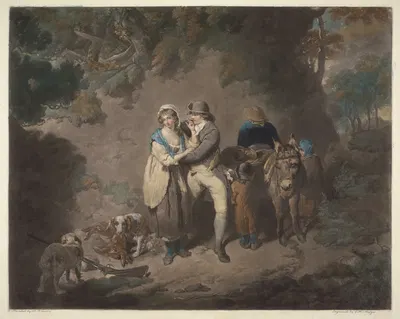 The Amorous Sportsman by Francis Wheatley, 1786 — digital art print download
