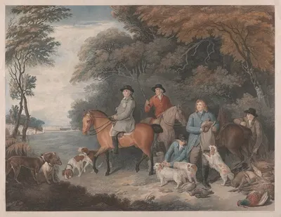 To His Grace The Duke Of Newcastle, This Print Of The Return From Shooting by Francis Wheatley, 1792 — digital art print…