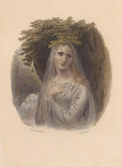 Белая дама by Генри Ховард, 1833 — digital art print download