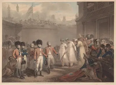Капитуляция сыновей Типпу Султана by Генри Синглтон, 1802 — digital art print download