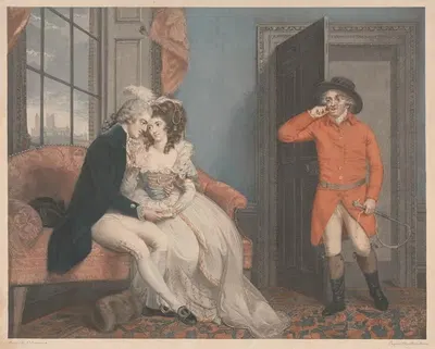 Интервью Тома Джонса и Софии после примирения by Джон Даунман, 1789 — digital art print download