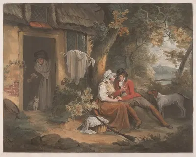 Enamour'd Sportsman by John Raphael Smith, 1801 — digital art print download