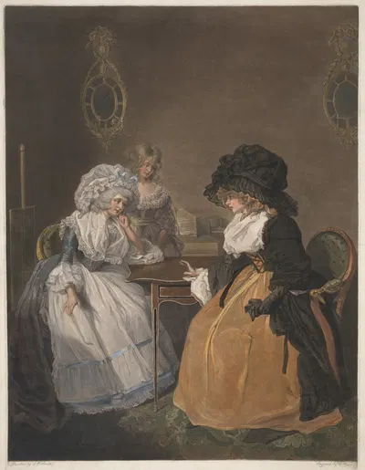 The Widow's Tale by John Raphael Smith, 1789 — digital art print download