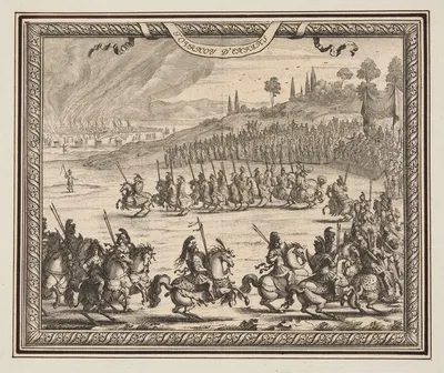 Children's tournament by Abraham Bosse, 1648 — digital art print download