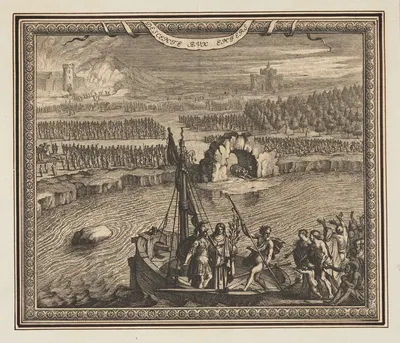 Descent to the Underworld by Abraham Bosse, 1648 — digital art print download