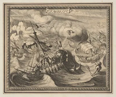 Tempest by Abraham Bosse, 1648 — digital art print download