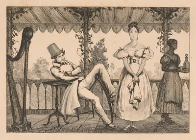 Месть любовника by Огюст Эрвье, 1836 — digital art print download