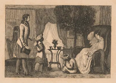 Дама плантации by Огюст Эрвье, 1836 — digital art print download