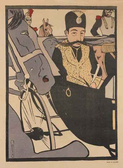 Шах Персии. by Огюст Рубий, 1890 — digital art print download