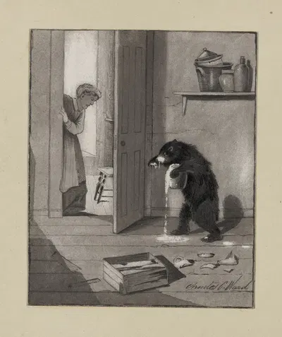 Браун в кладовой by Чарльз Калеб Уорд, 1879 — digital art print download