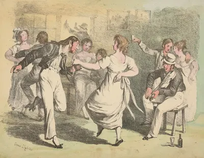Country dance by Denis Dighton — digital art print download