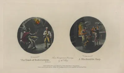 Могила розенкрейцера. Кузница. by Эдвард Орм, 1799 — digital art print download