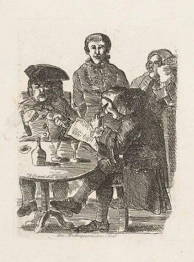 Антикварный клуб by Капитан Фрэнсис Гроуз, 1788 — digital art print download