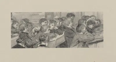 School room by Фредерик Флориан — digital art print download