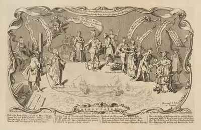 The negociator's by George Bickham, 1741 — digital art print download