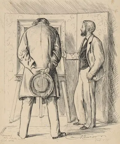Одиннадцатый час by Джордж Дю Мориэ, 1875 — digital art print download